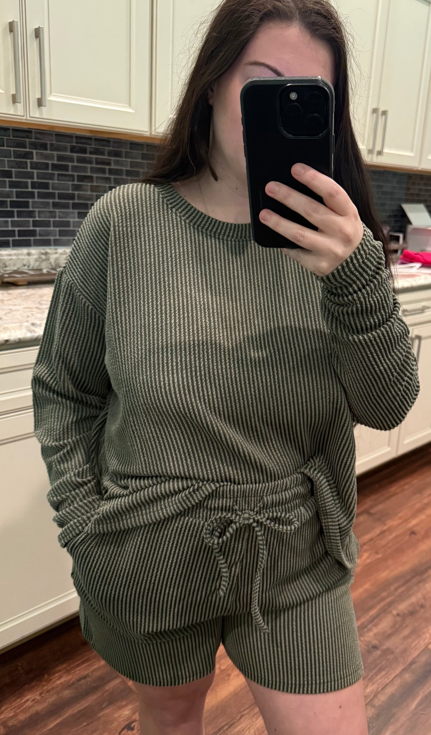 The Blakely Ribbed Knit Shorts Set - 2 Colors