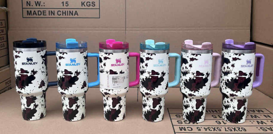 Cowhide Tumblers 40oz ***PREORDER***