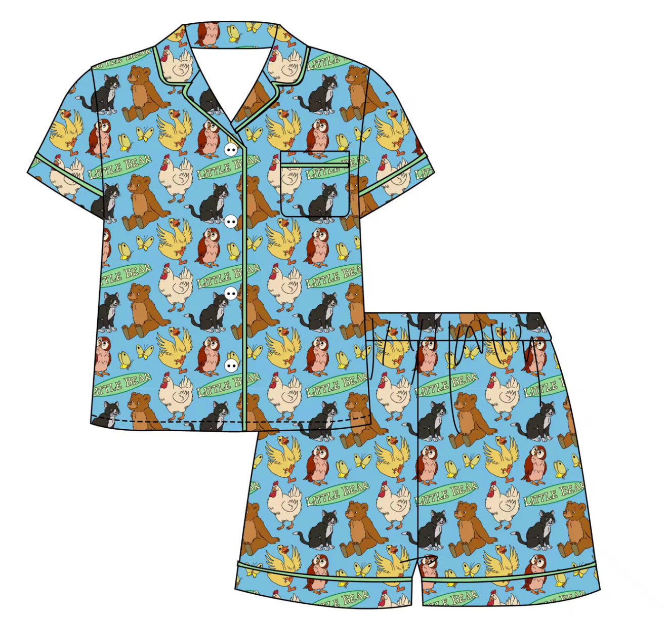 PREORDER Little Bear Women's Shorts Set