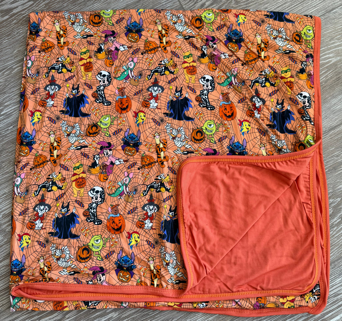 Disney Halloween 40x40 Bamboo Blanket