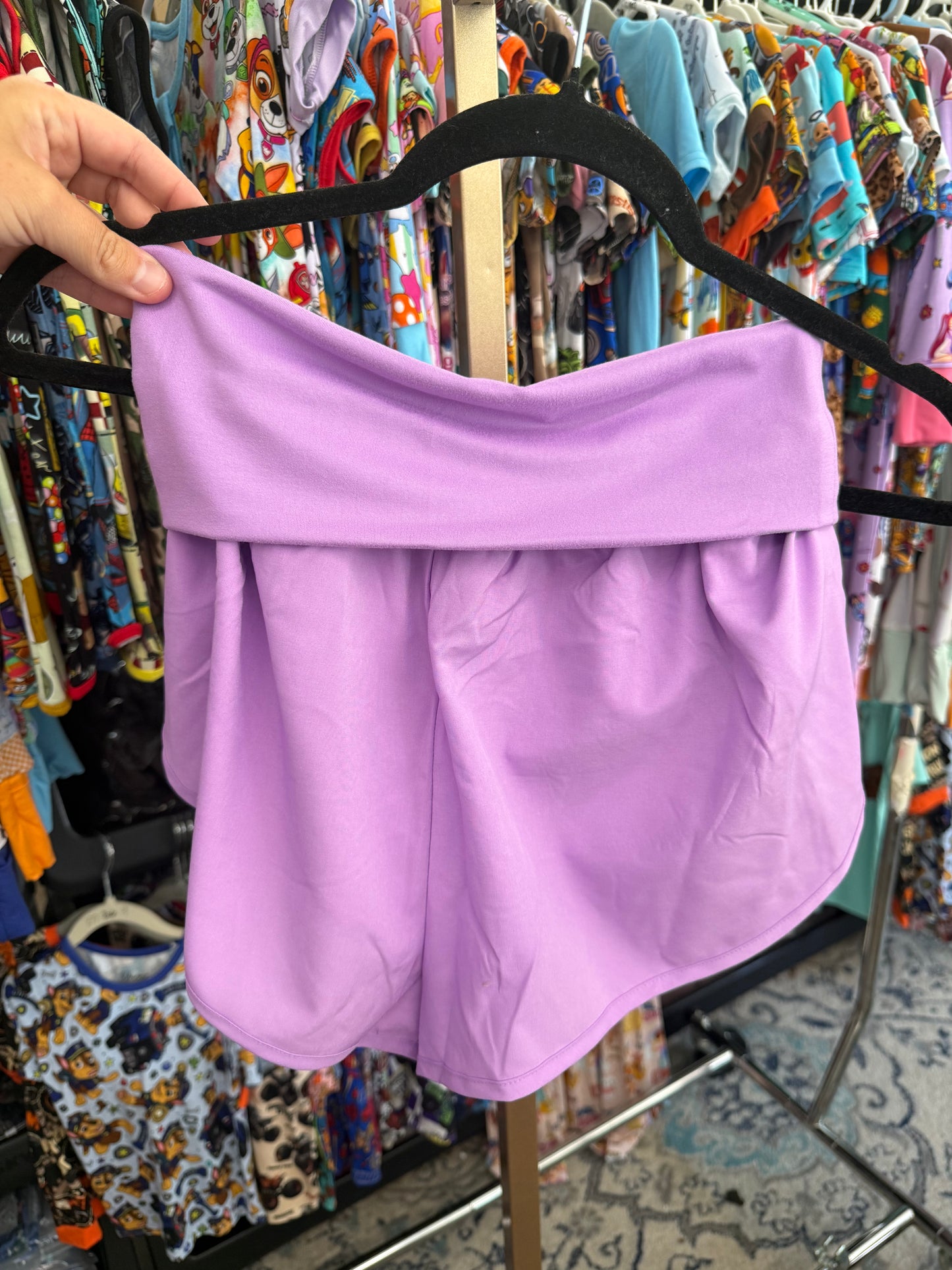 Zenana High Waisted Fold-Over Running Shorts - 4 Colors
