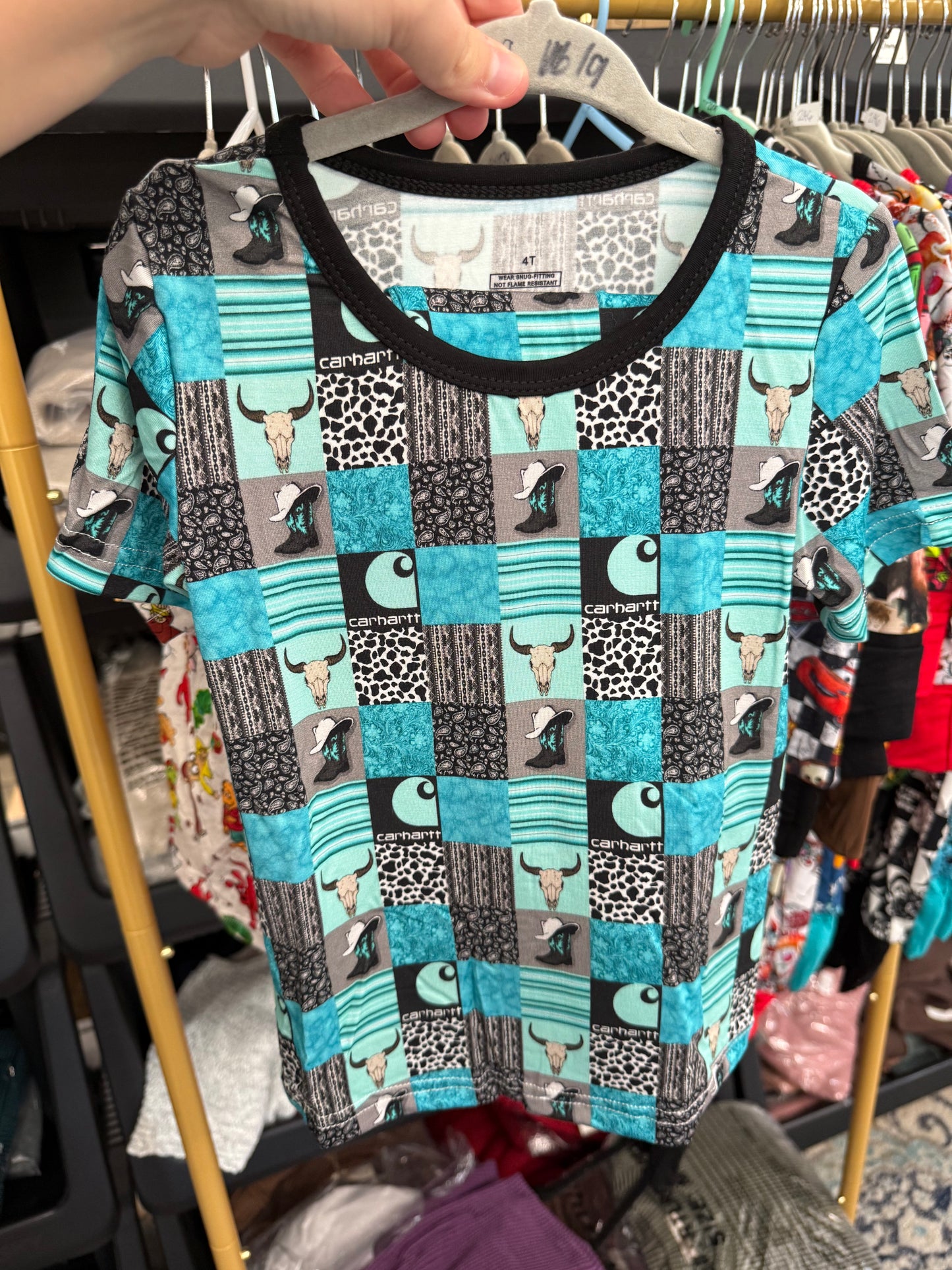 !! PREORDER !! Turquoise Carhartt Zippy & Long Sleeve Set