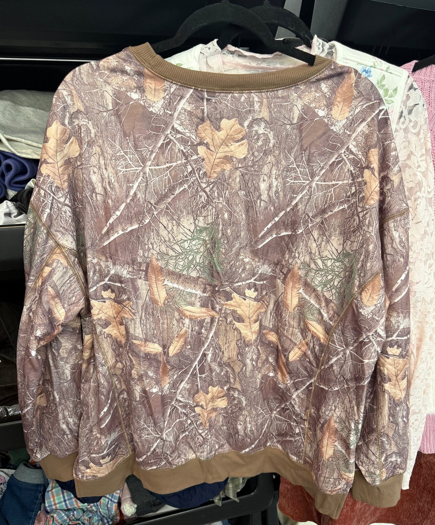 Timber Trail Camo Crewneck Pullover