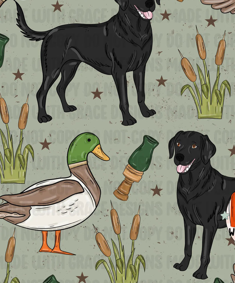 Hunting Zippy PREORDER - BLACK OR BROWN LAB