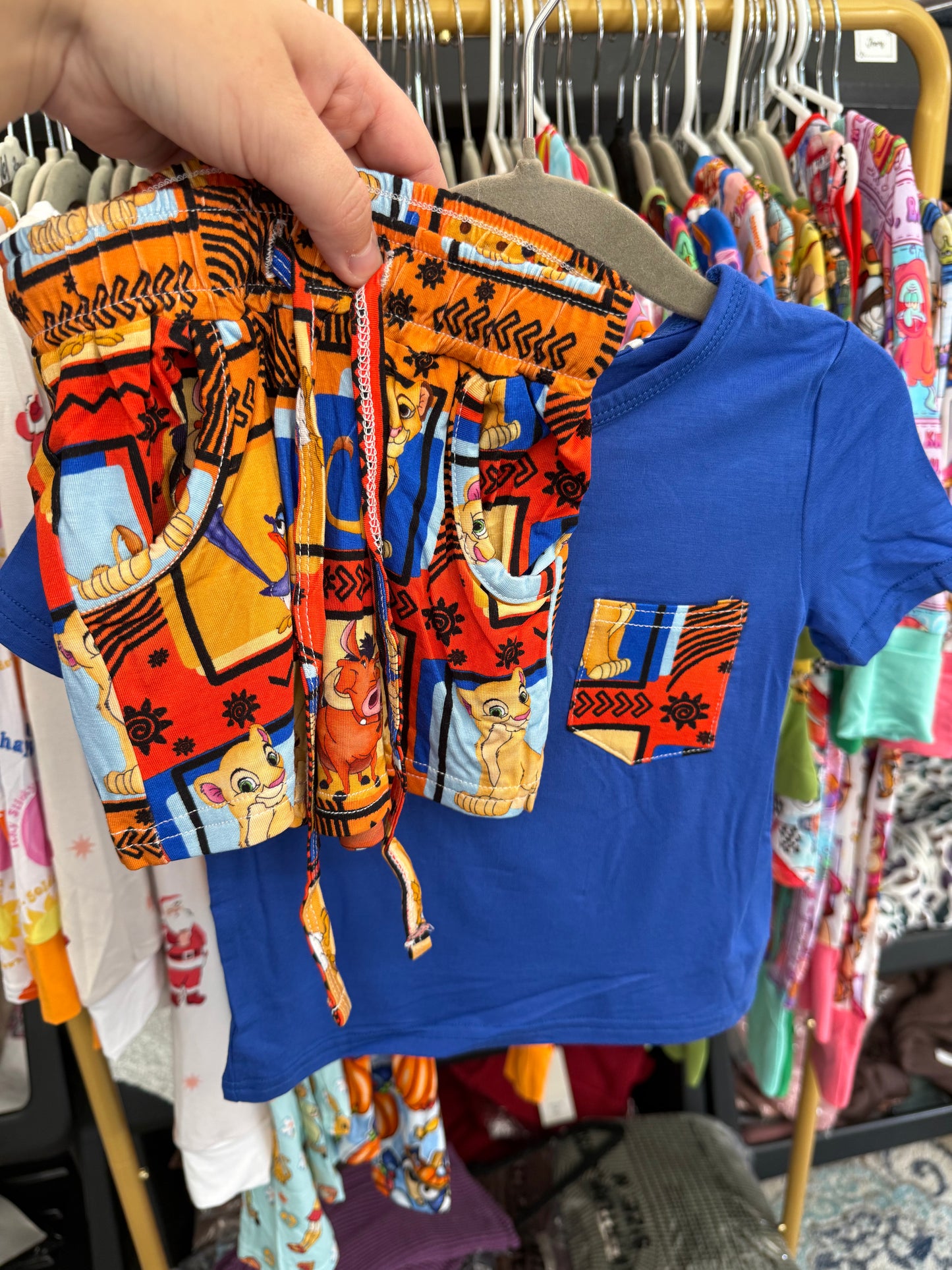 Lion King Pocket Tee Day Wear Set