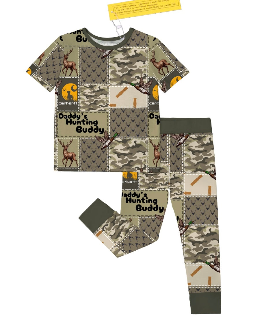 Carhartt Daddy's Hunting Buddy 2 Piece Short Sleeve & Pants Set