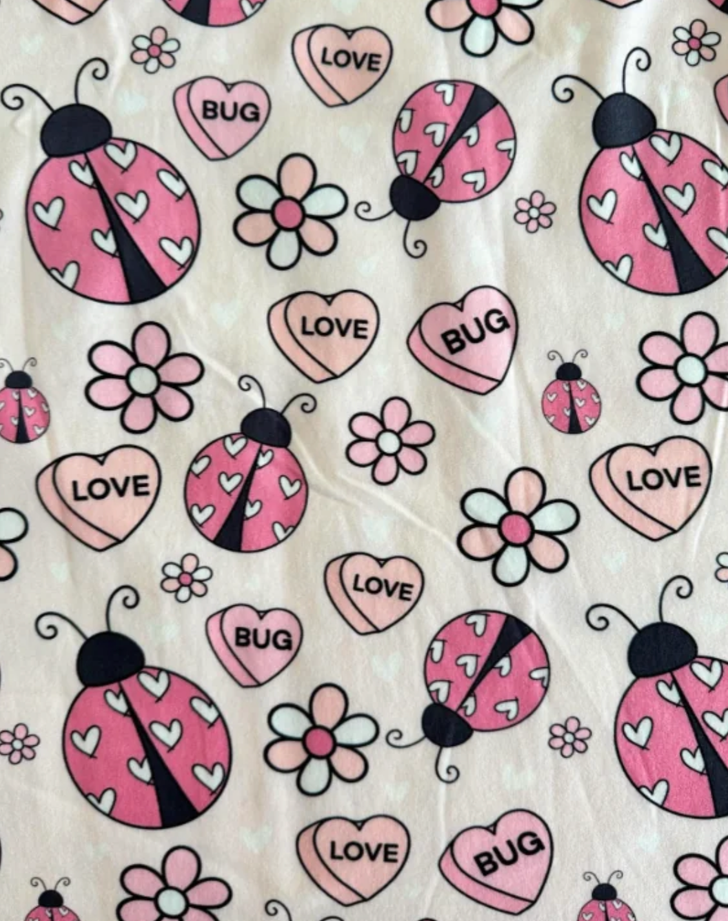 Love Bug Valentines Day PJ Set