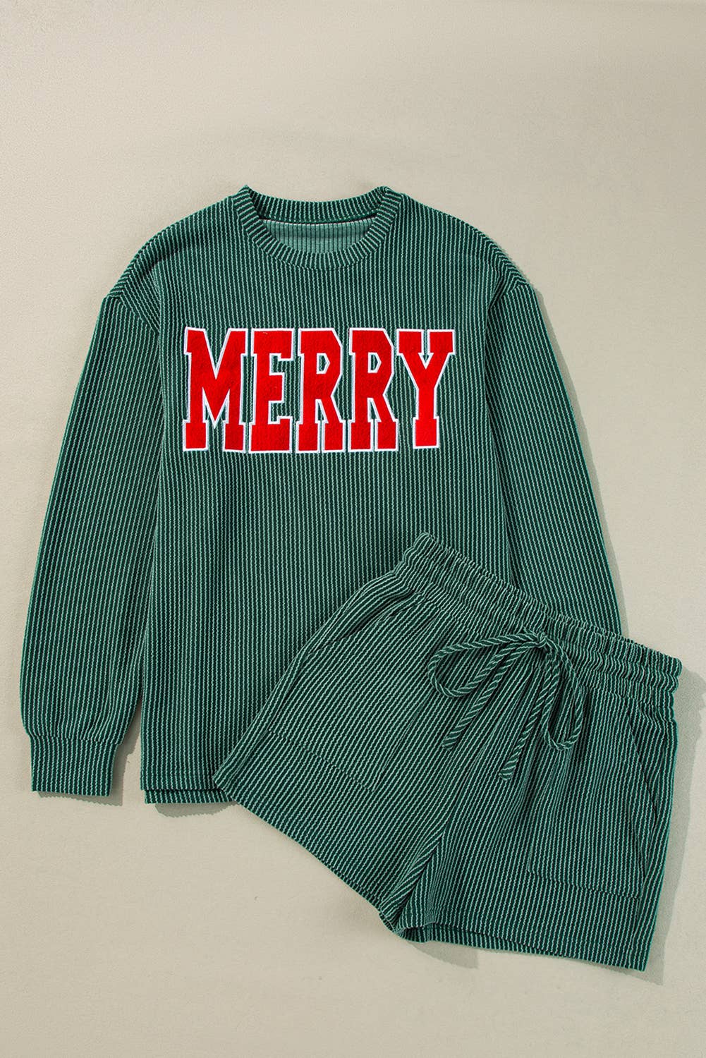 Merry Ribbed Lounge Set