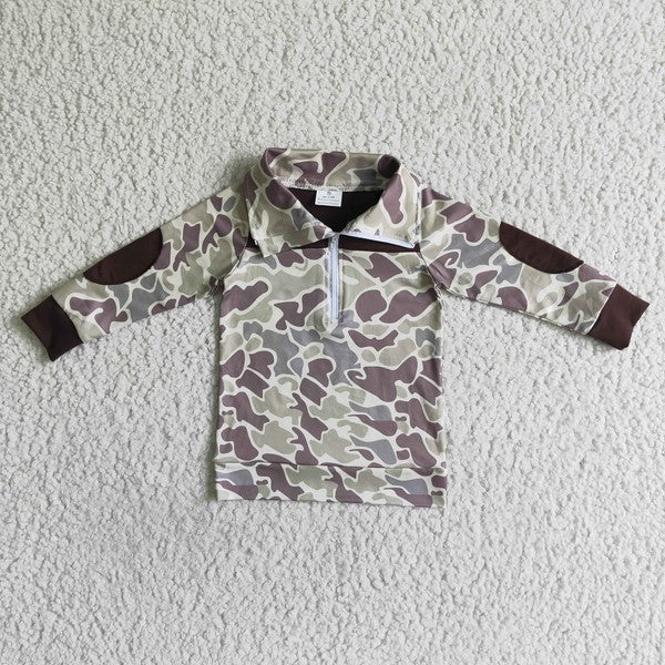 Camo Pullover (Dark)