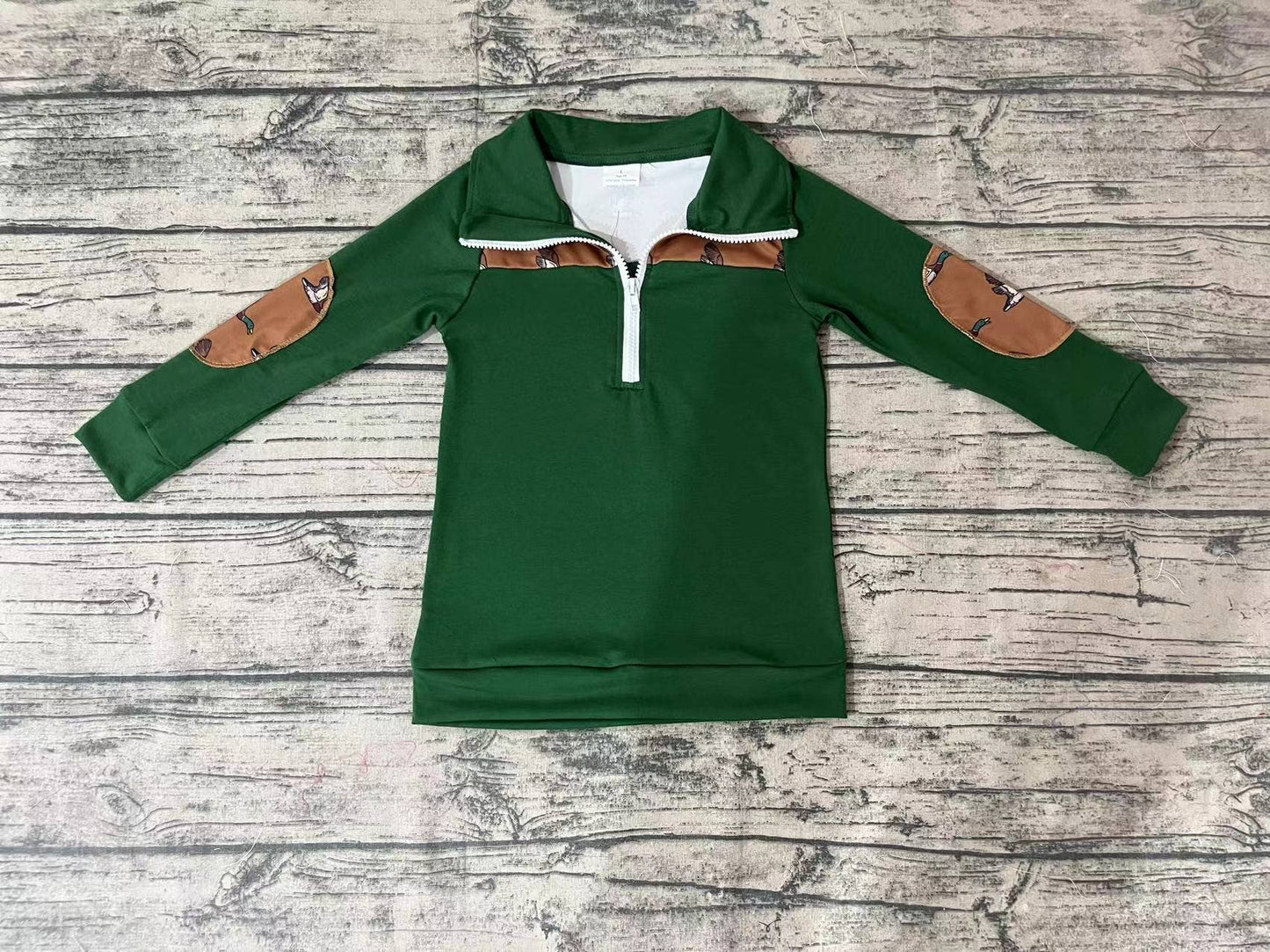 Green & Ducks Pullover