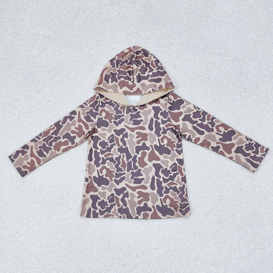 Camo Hooded Pullover