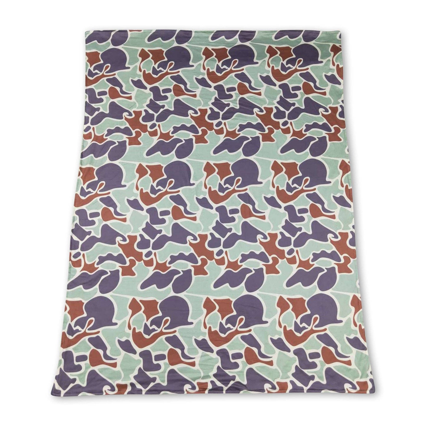 Green Camo Minky Blanket PREORDER!