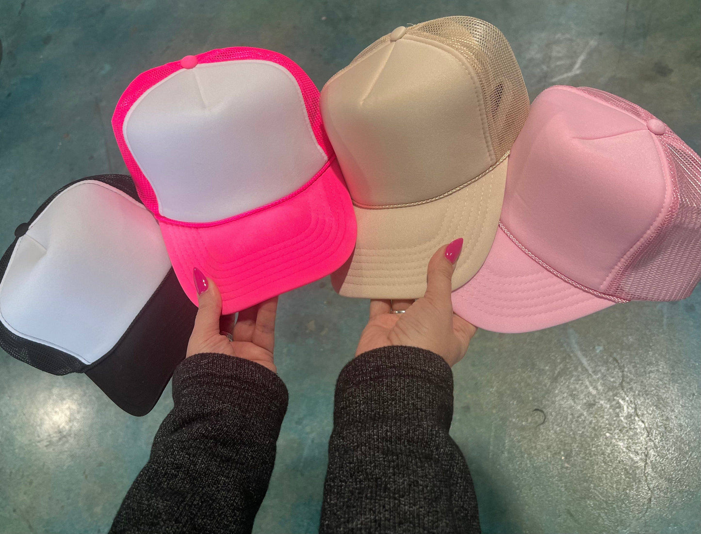 Pink Bow Coquette - Foam Trucker Cap - Multiple color option