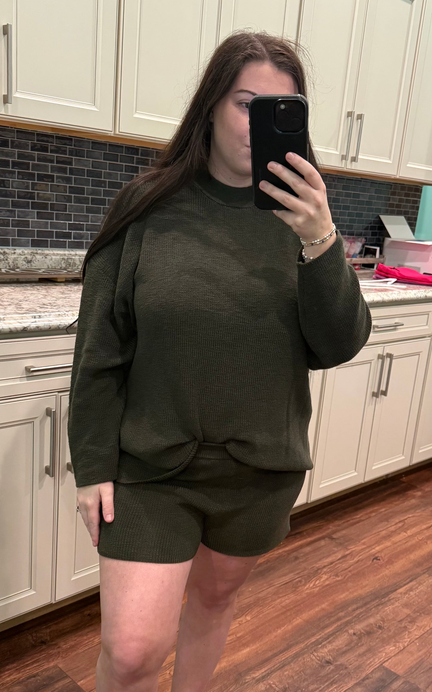 The Cozy Knit Mock Neck Set - 2 Colors