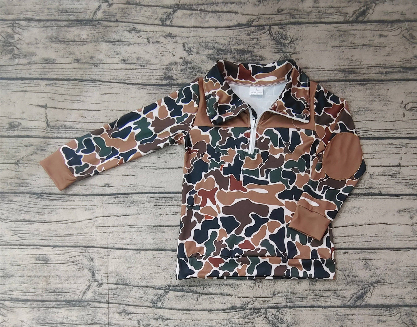 Toddler Retro Camo Pullover