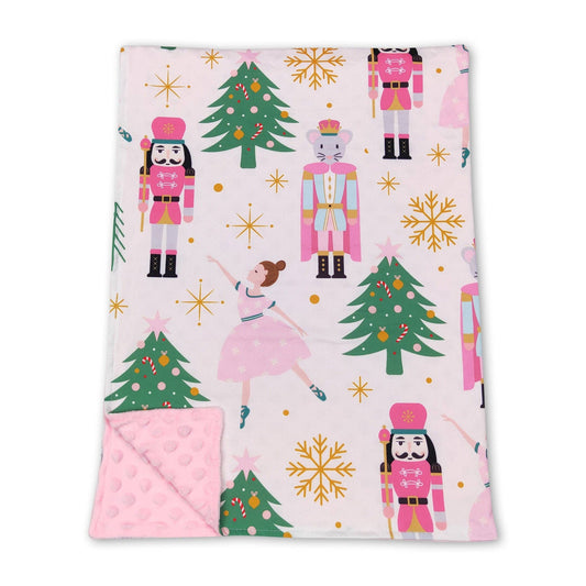 Christmas Nutcracker Minky Blanket