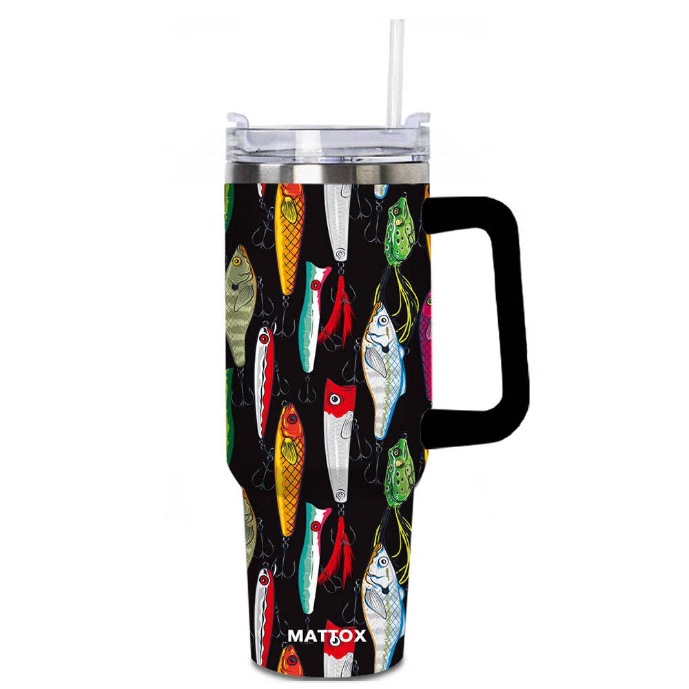 Gone Fishing 40oz Tumbler PREORDER 2 WEEK TURN AROUND TIME