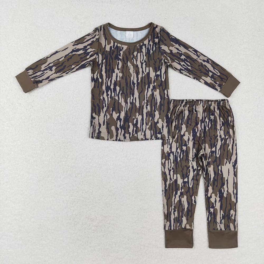 Bottomland Camo PJs - Zippy + 2 Piece Set