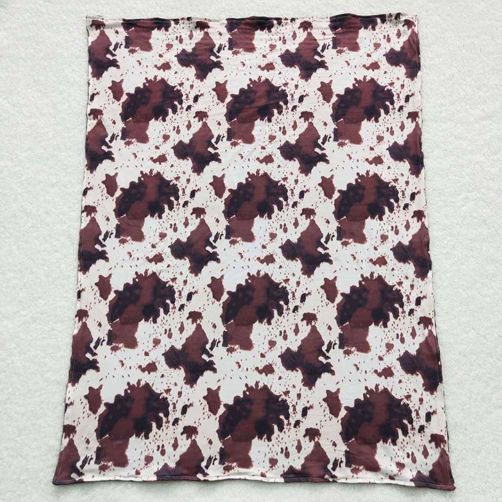 Cow Print Minky Blanket PREORDER!