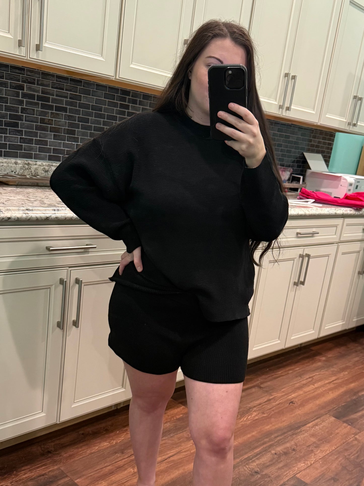 The Cozy Knit Mock Neck Set - 2 Colors