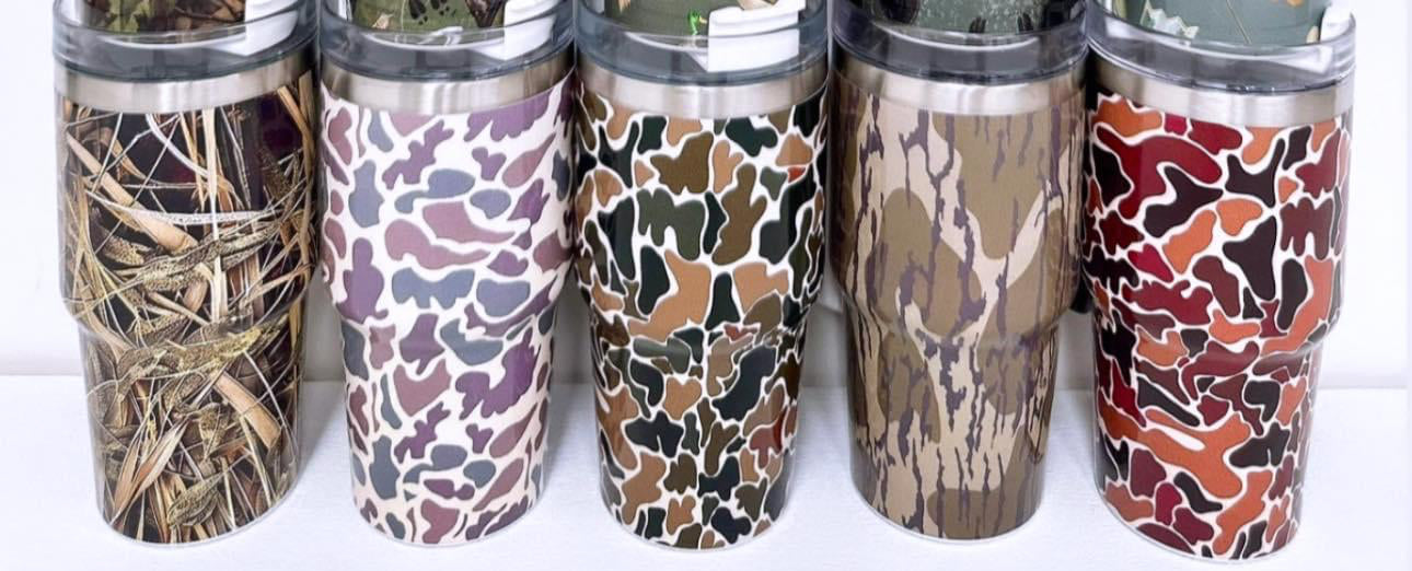 20oz Camo Tumblers