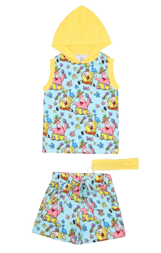 SpongeBob Hooded Top Day Wear Set