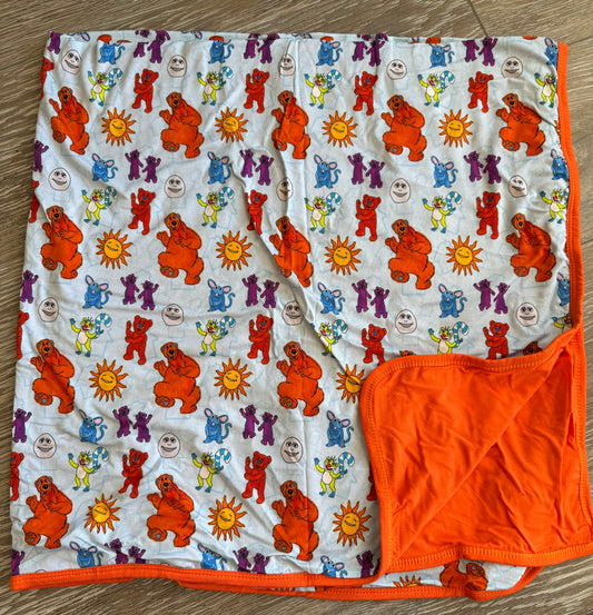 Bear in the Big Blue House 40x40 Bamboo Blanket