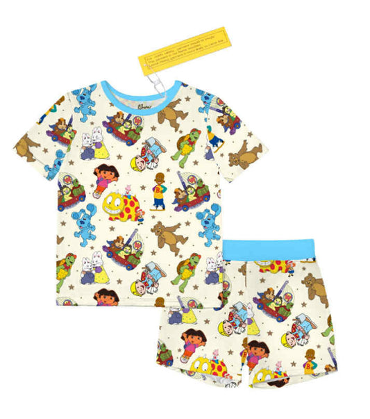 PREORDER Y2K Nickelodeon 2 Piece Shorts Set