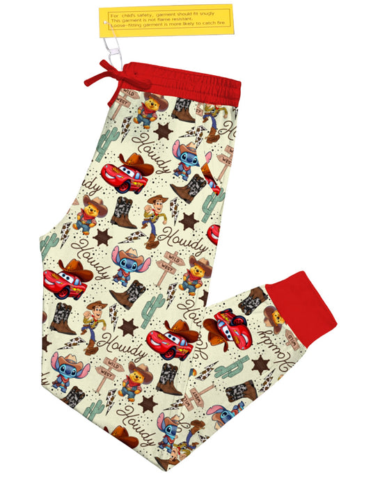 Western Characters Mom Joggers