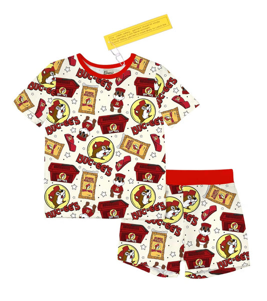 Buc-ees 2 Piece Shorts Set