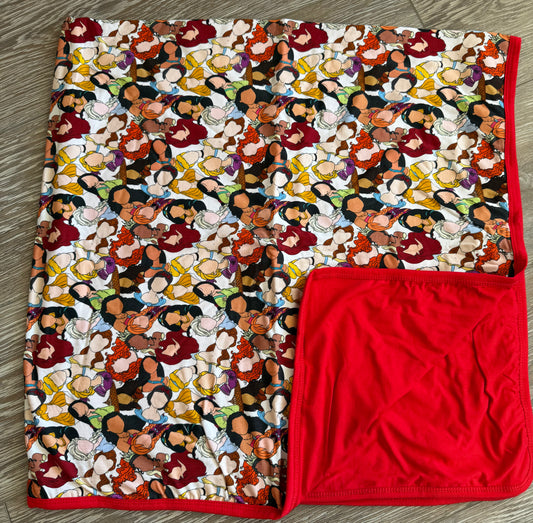 Disney Princess 40x40 Bamboo Blanket