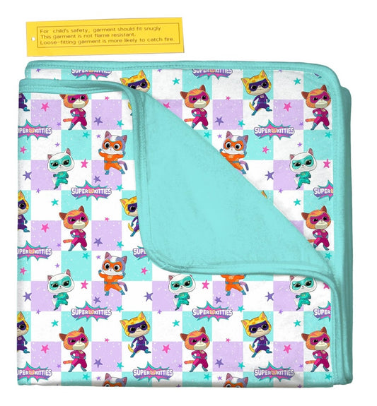 Super Kitties 50 X 50 Bamboo Blanket