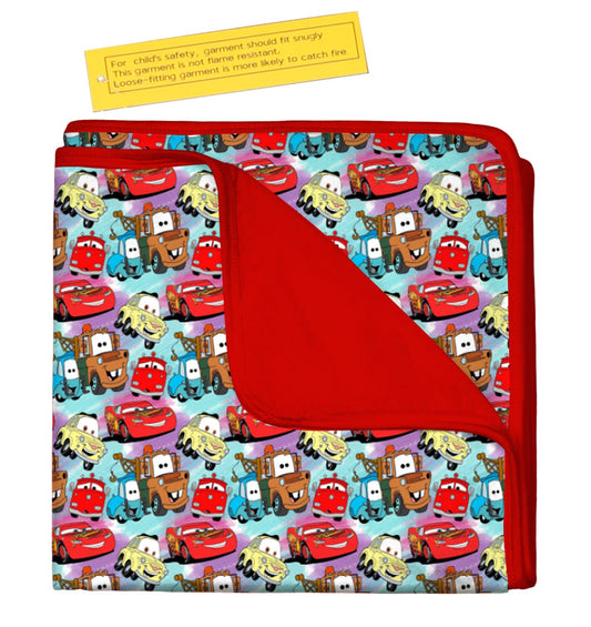 Route 66 Cars 50 X 50 Bamboo Blanket