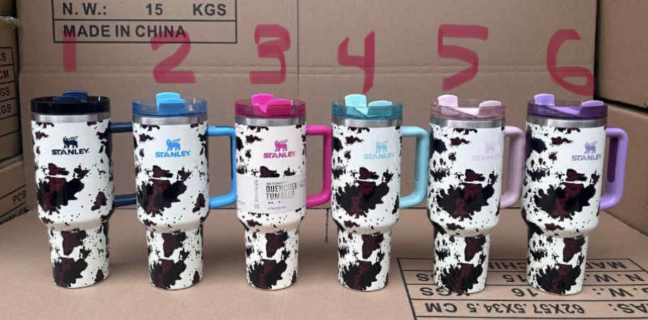 Cowhide Tumblers 40oz ***PREORDER***