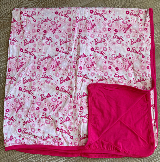 Barbie 40x40 Bamboo Blanket