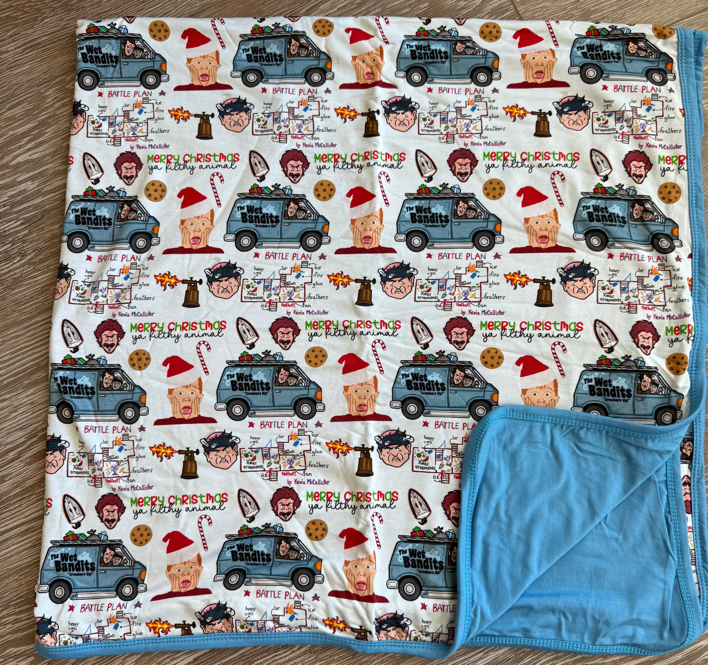 Home Alone 40x40 Bamboo Blanket