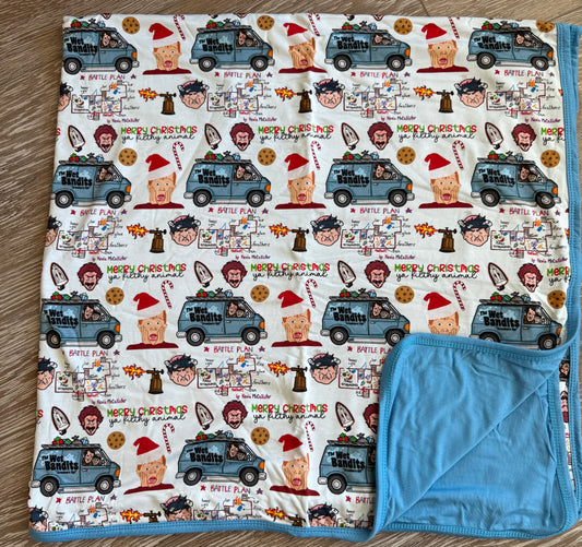 Home Alone 40x40 Bamboo Blanket