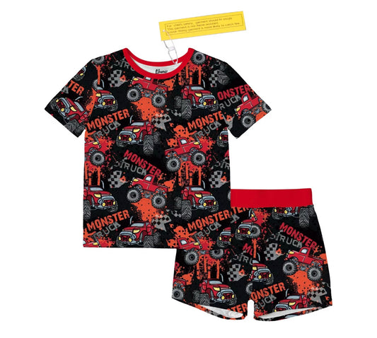 Monster Trucks 2 Piece Shorts Set