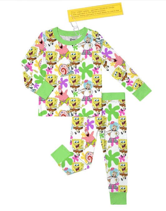 Sponge Under The Sea SpongeBob 2 Piece Pants Set