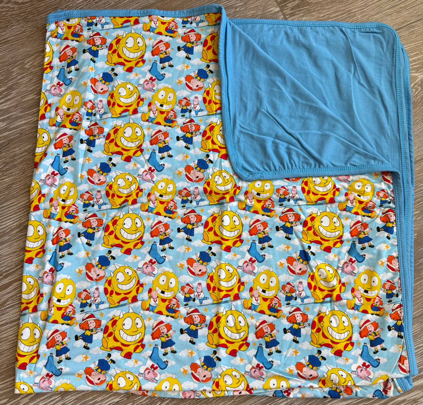 Maggie and the Ferocious Beast 40x40 Bamboo Blanket