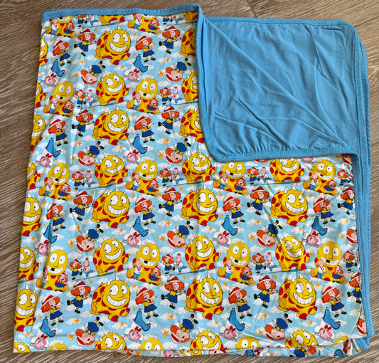Maggie and the Ferocious Beast 40x40 Bamboo Blanket