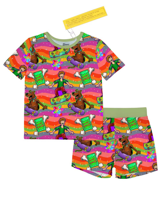 Groovy Scooby-Doo 2 Piece Shorts Set