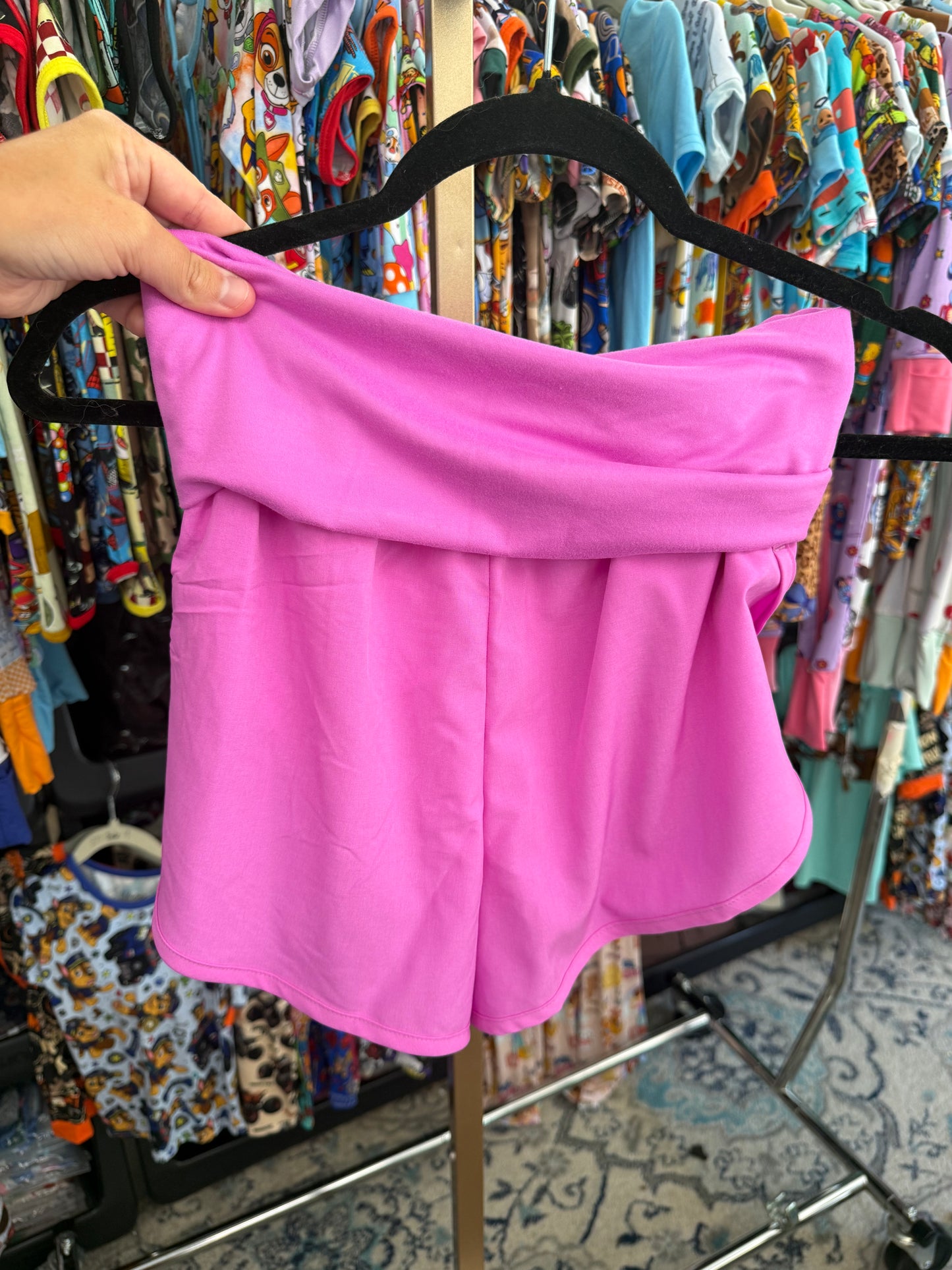 Zenana High Waisted Fold-Over Running Shorts - 4 Colors