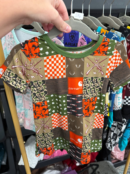 !! PREORDER !! Carhartt Hunting Patchwork Zippy & Long Sleeve Set