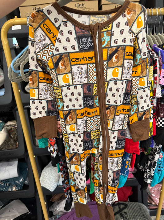 !! PREORDER !! Carhartt Patchwork Zippy & Long Sleeve Set
