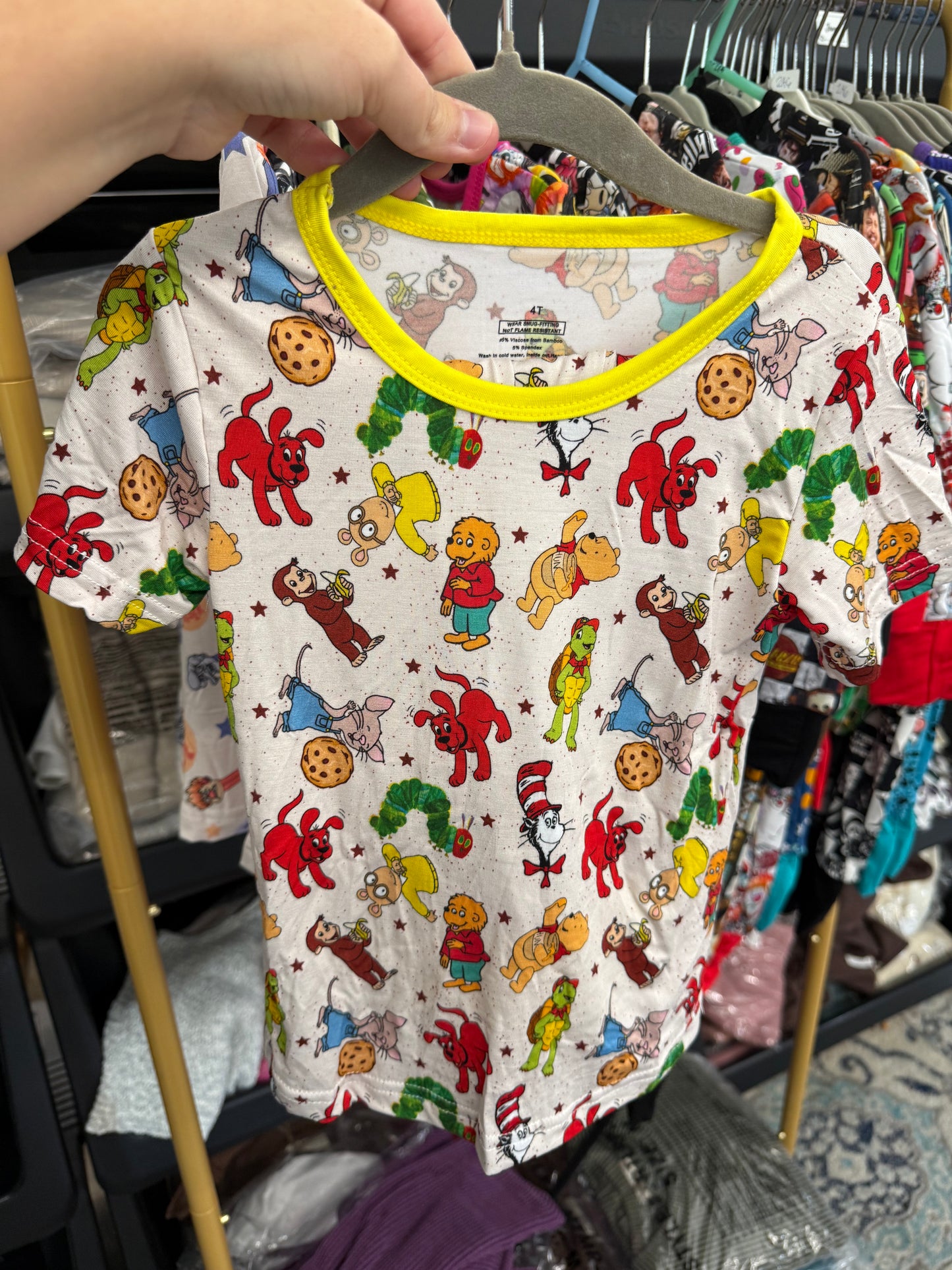 Saturday Morning Cartoons Bamboo Pants Set