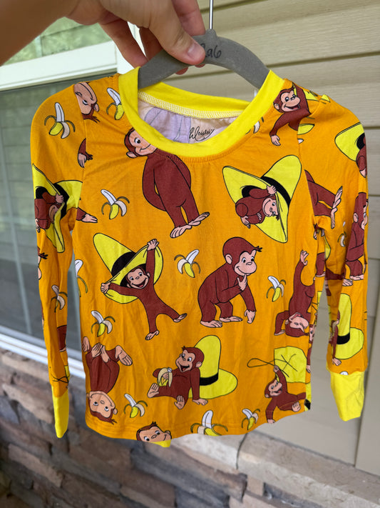 Curious George 2 Piece Long Sleeve & Pants Set