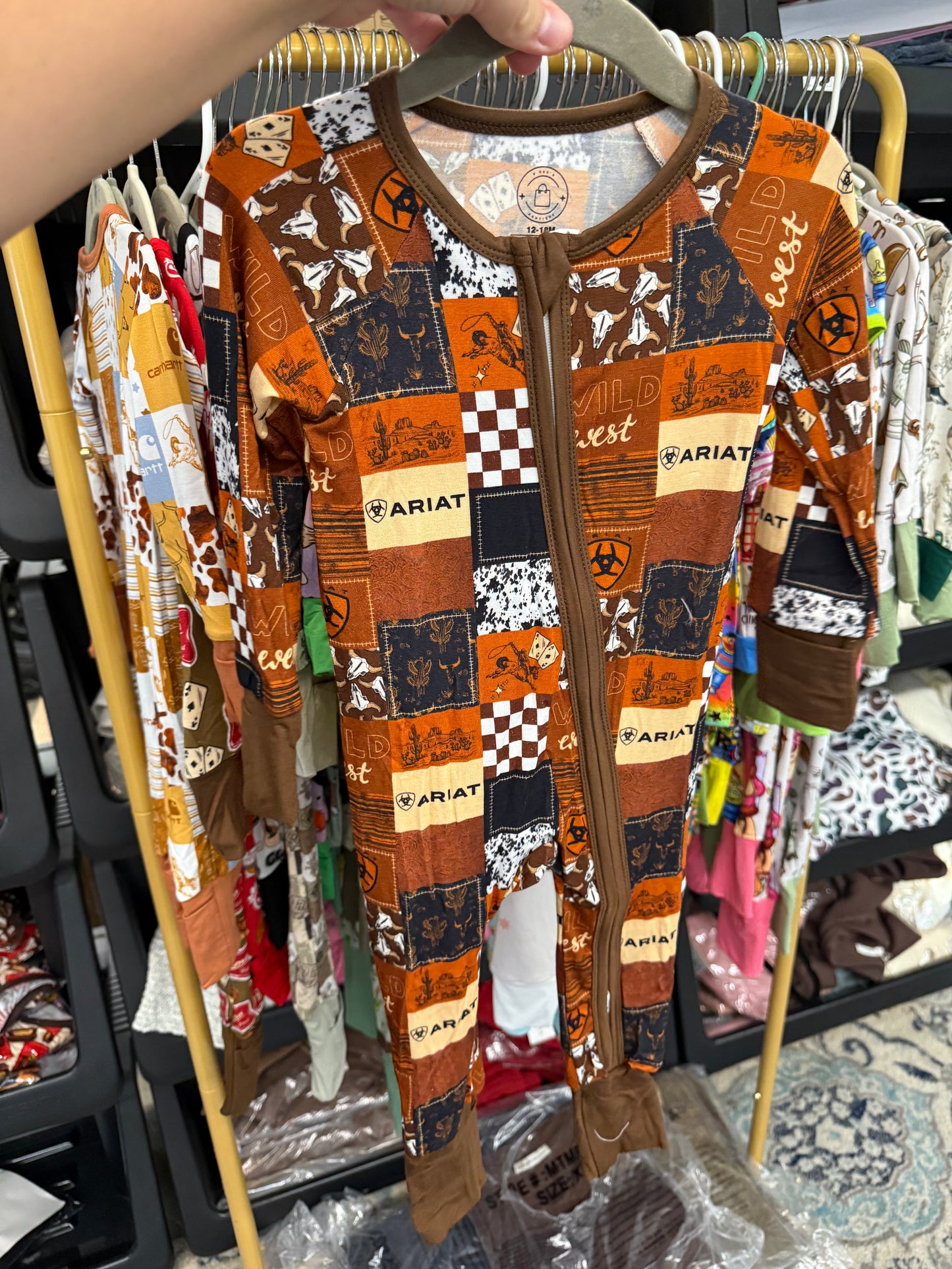 Ariat Wild West Patchwork Zippy