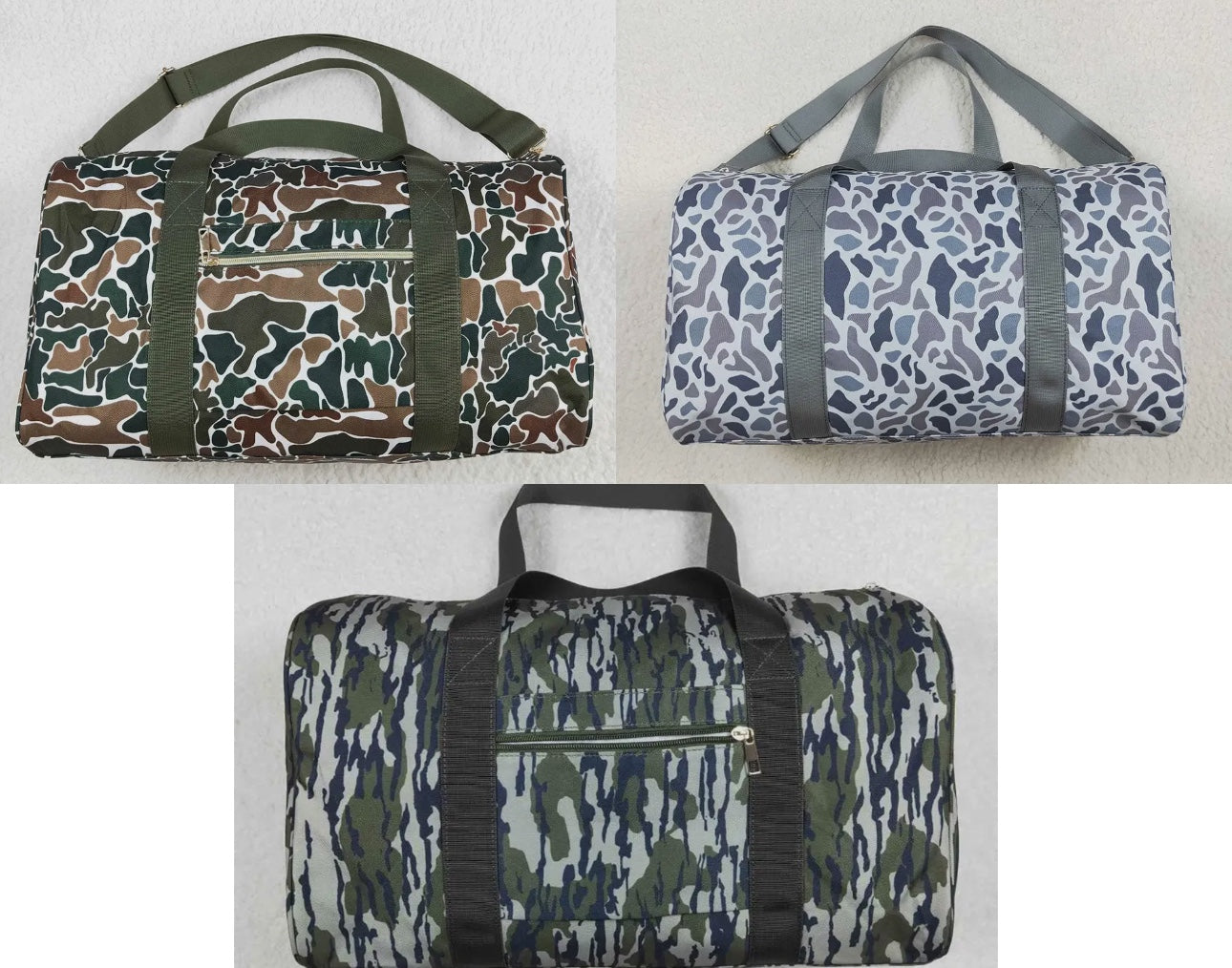 Camo Weekender Bags - 3 COLORS!