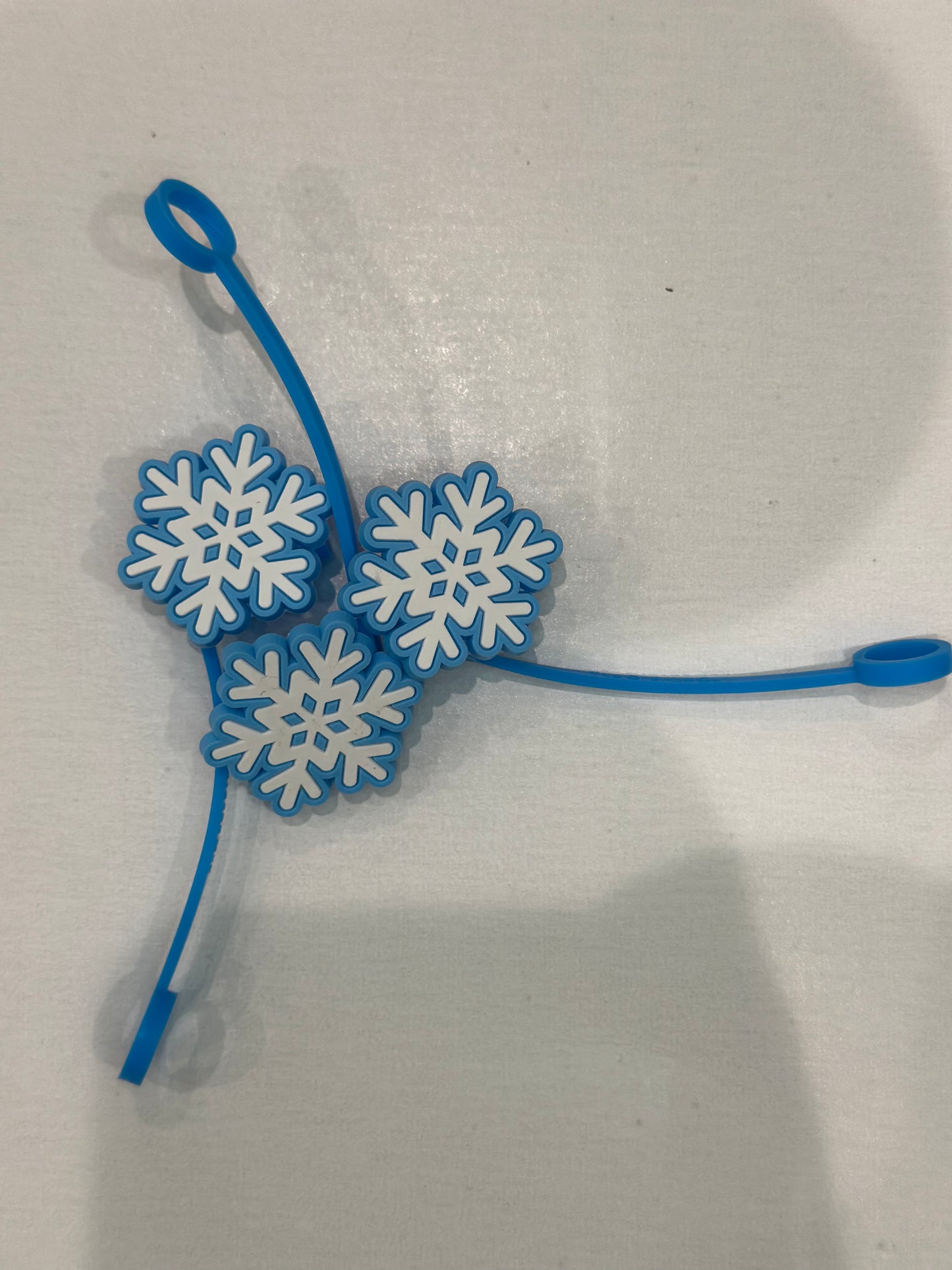 Straw Topper - Snowflake